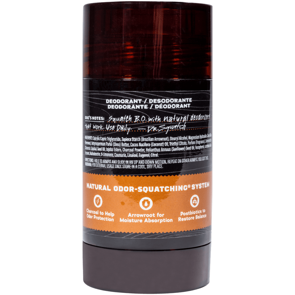 Wood Barrel Bourbon Deodorant - Dr. Squatch - UK