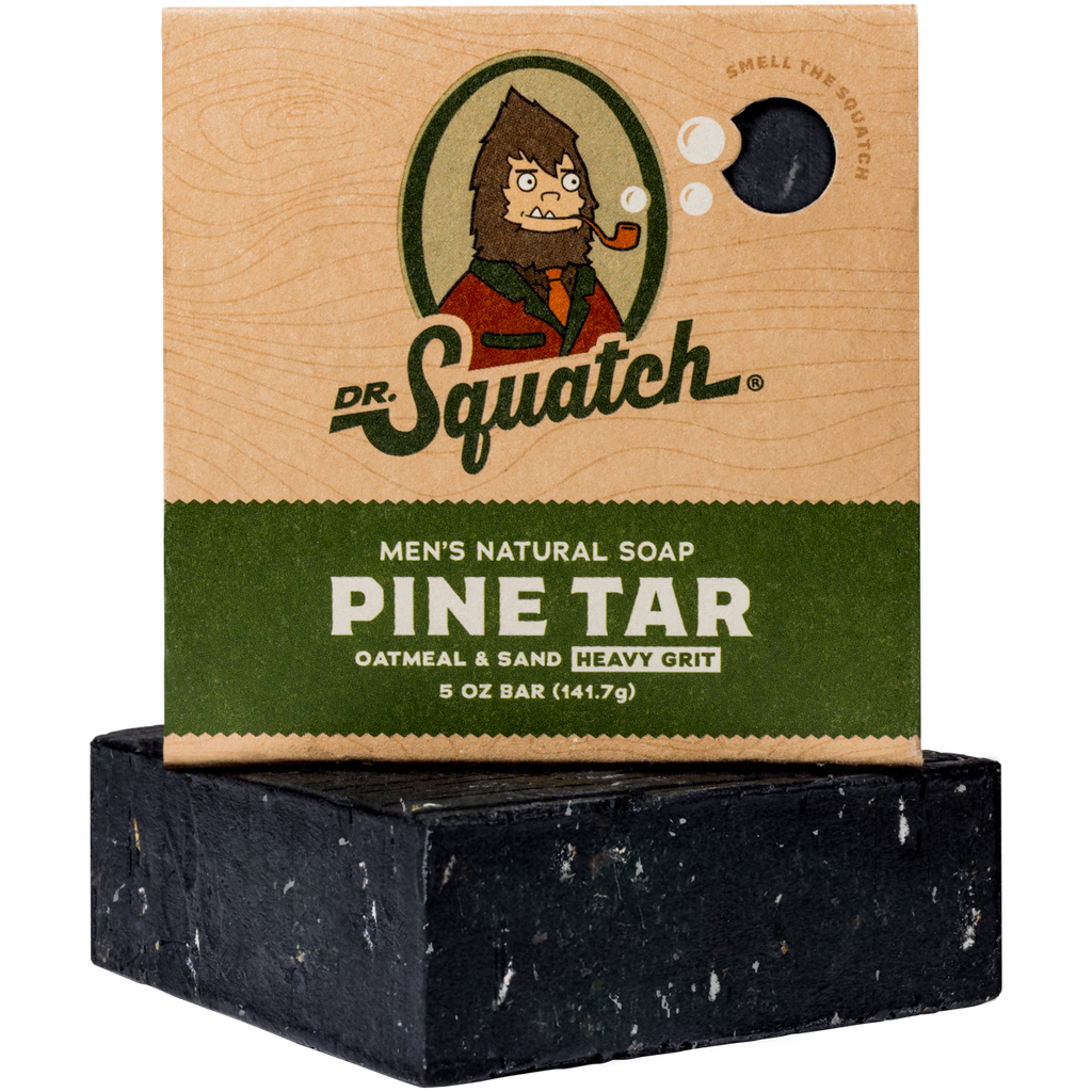Pine Tar Natural Bar Soap For Men, Dr Squatch