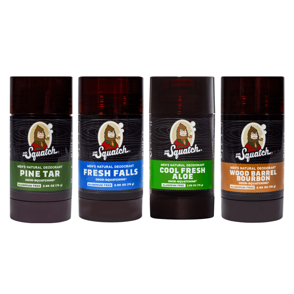 Dr. Squatch - top Spartan Shield 4 Pack (Deodorant)