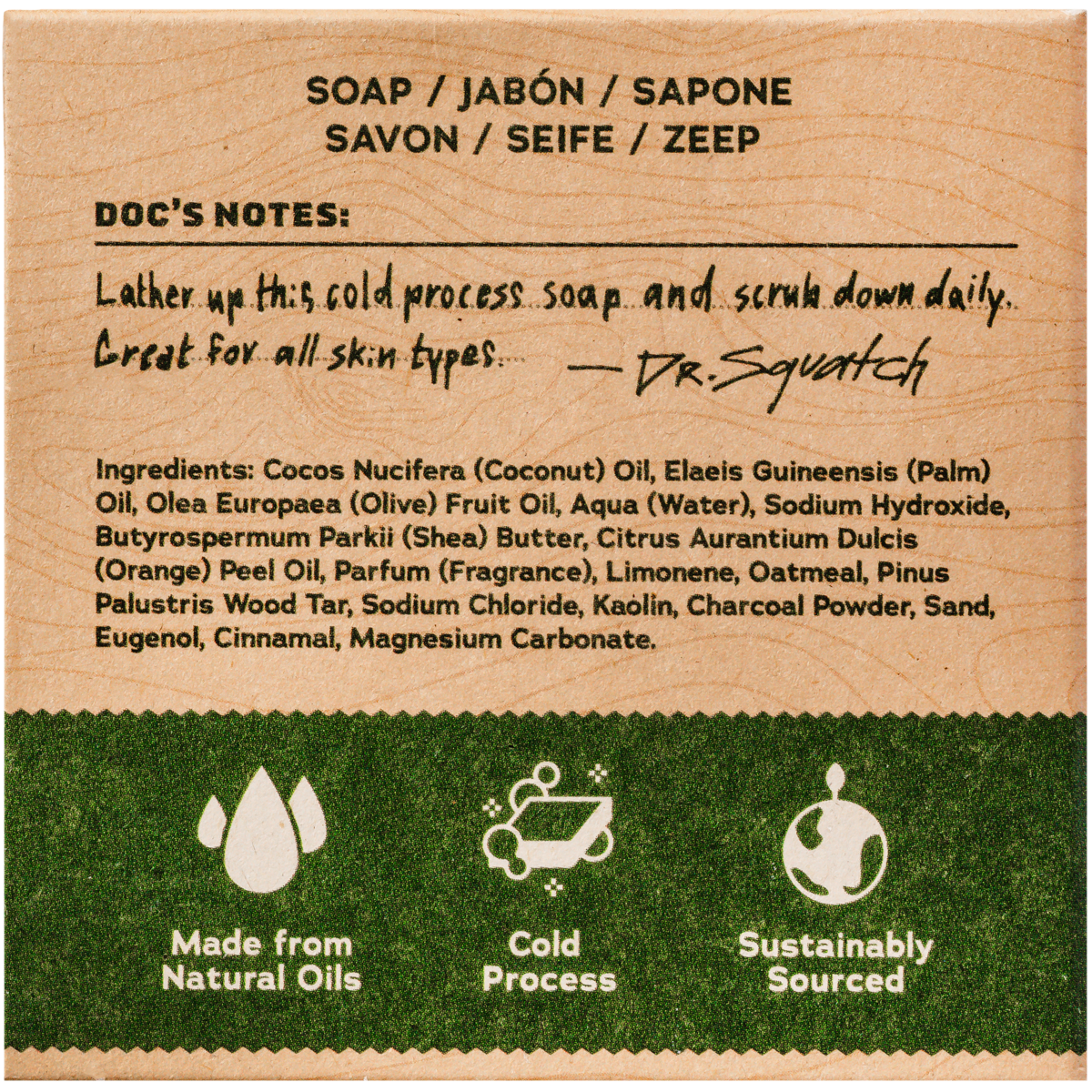 WOOD LOTION - Dr. Squatch Soap Co