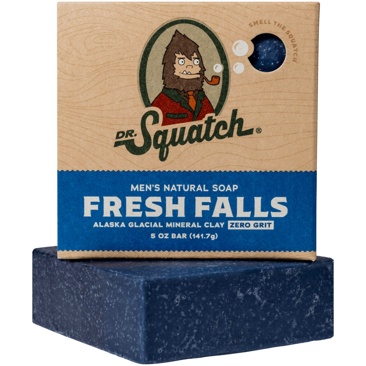  Dr. Squatch All Natural Bar Soap for Men with Zero Grit, Fresh  Falls